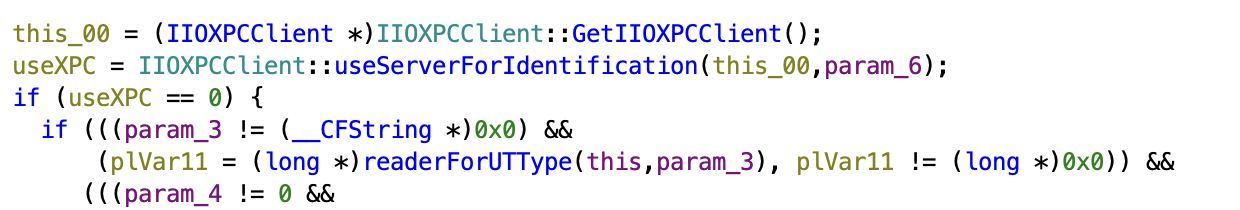 "Reader plugin initializing an XPC client before deciding whether to use the XPC server or do parsing in-proc"